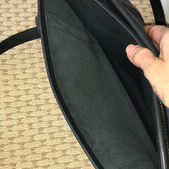 Vintage 1990 Coach Leather Zipper Satchel Unused! - Picture 6 of 16